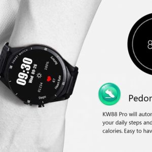 ساعت مچی هوشمند اورجینال KW88 Pro(مشکی)