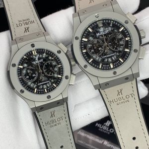 ساعت مچی ست هابلوت کرنوگراف اسکلتون Hublot