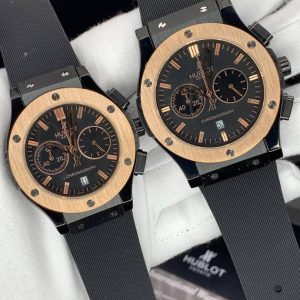 ساعت ست هابلوت مشکی رزگلد Hublot