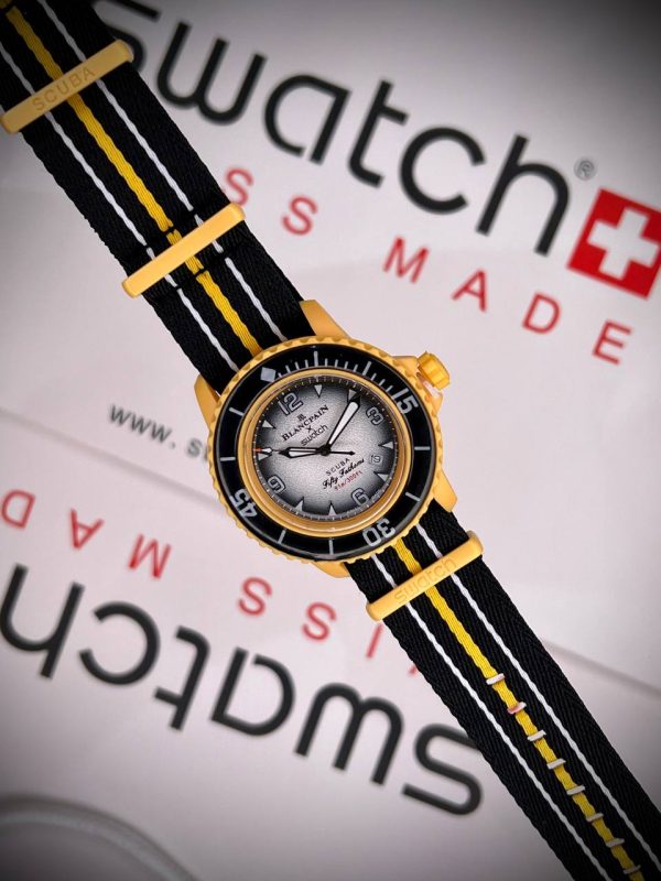 ساعت مچی سواچ مدل SWATCH BLANCPAIN