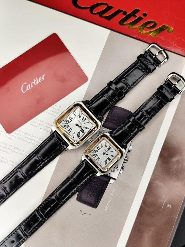 ساعت ست كارتيه پنتر موتور کد دار Cartier