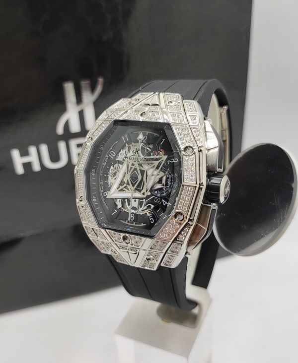 ساعت مردانه هابلو بيگ بنگ فول نگین - Hublot - Image 4