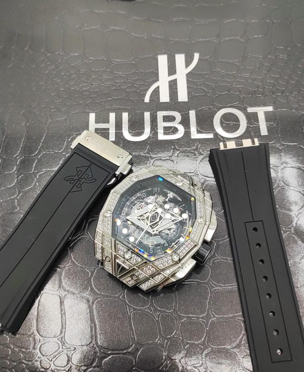 ساعت مردانه هابلو بيگ بنگ فول نگین - Hublot - Image 2