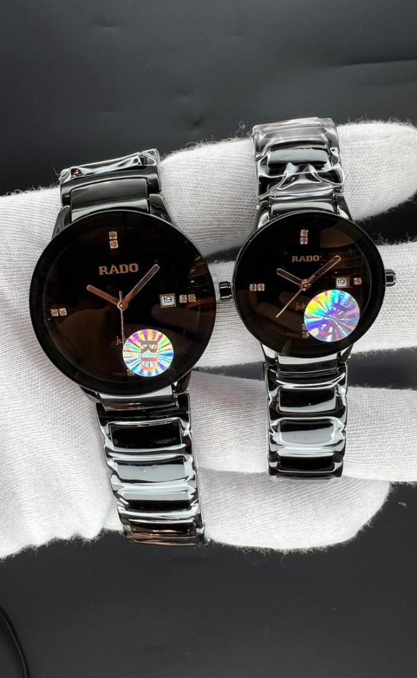 ساعت ست سراميکی رادو Rado couples watch - Image 2