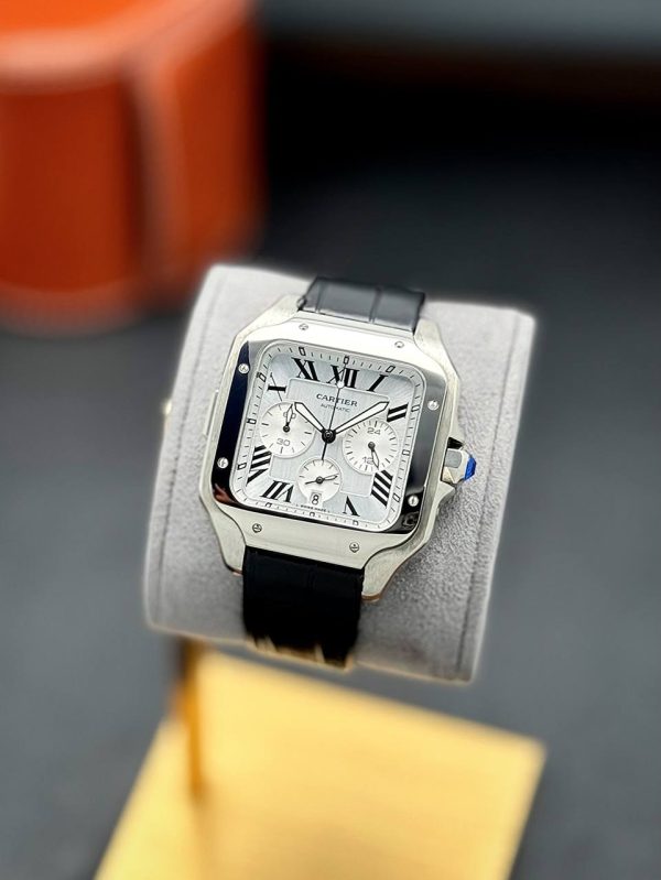 ساعت مردانه كارتيه دسانتوس کرنوگراف Cartier