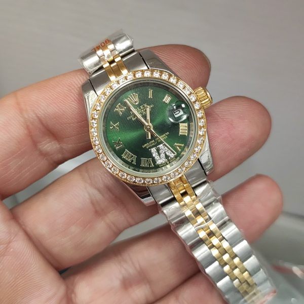 ساعت مچی زنانه رولكس نگین مخراج  Rolex - Image 2