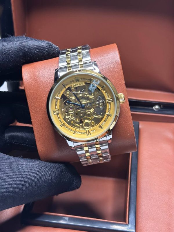 ساعت مردانه رولكس طرح اسکلتون Rolex - Image 2