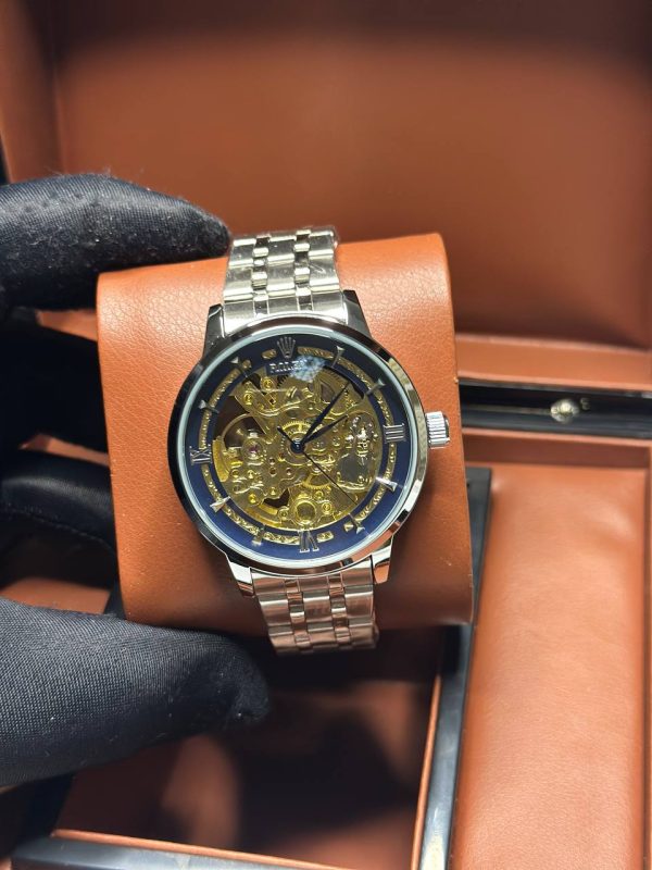 ساعت مردانه رولكس طرح اسکلتون Rolex