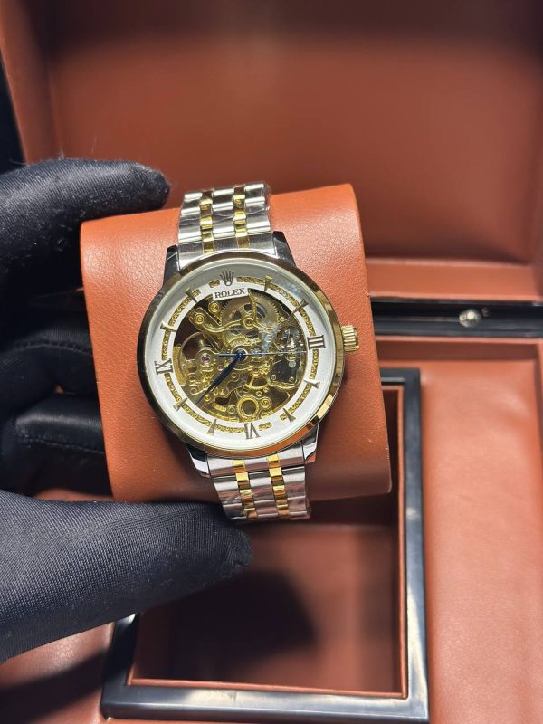 ساعت مردانه رولكس طرح اسکلتون Rolex - Image 3