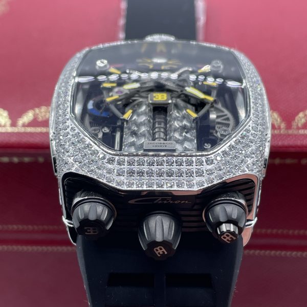 ساعت مردانه فول نگین جيكوب اند كو بوگاتی Jacob & co Bugatti - Image 3