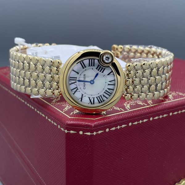 ساعت مچی زنانه كارتيه بالن بلو کد دار Cartier