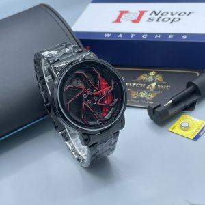 ساعت طرح رینگ چرخشی Never Stop
