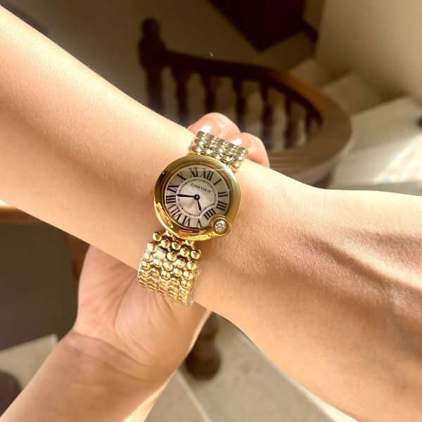 ساعت مچی زنانه كارتيه بالن بلو کد دار Cartier - Image 2