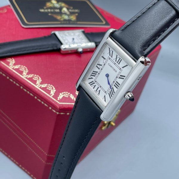 ساعت مچی زنانه كارتیه کد دار تانک Cartier - Image 3