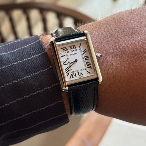ساعت كلاسيک مردانه كارتيه تانک سولو Cartier Tank solo - Image 3