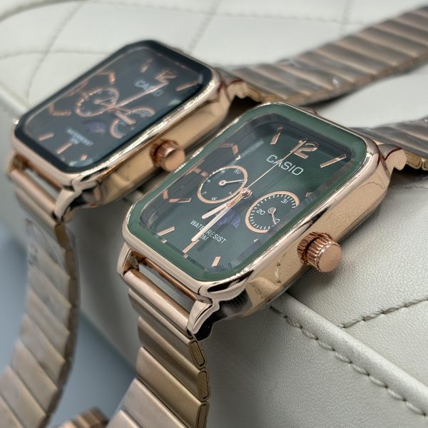 ساعت کاسیو صفحه مربعی 3 موتوره سوپر كواليتی CASIO - Image 4