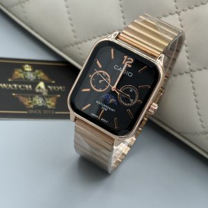 ساعت کاسیو صفحه مربعی 3 موتوره سوپر كواليتی CASIO