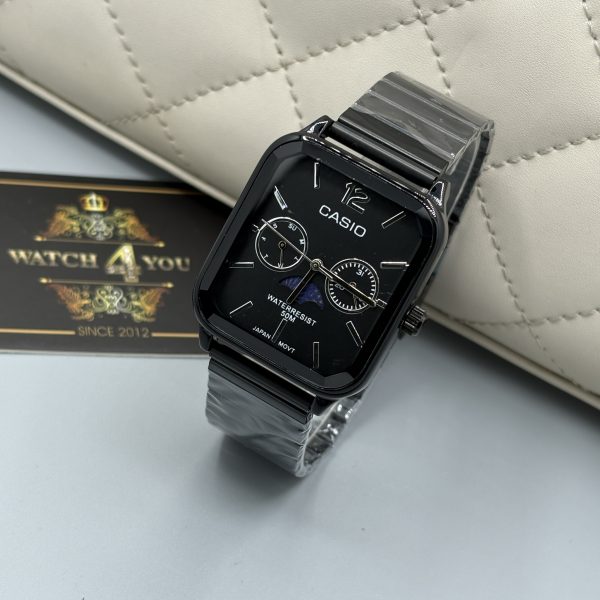 ساعت کاسیو صفحه مربعی 3 موتوره سوپر كواليتی CASIO - Image 2