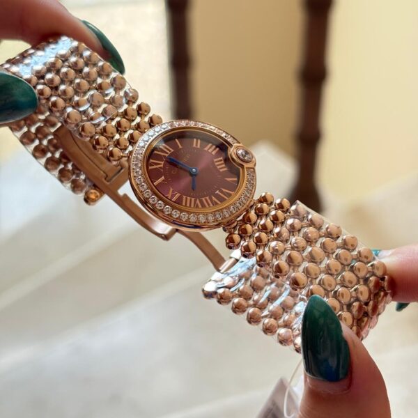 ساعت مچی زنانه كارتيه بالن بلو دور نگین Cartier - Image 3