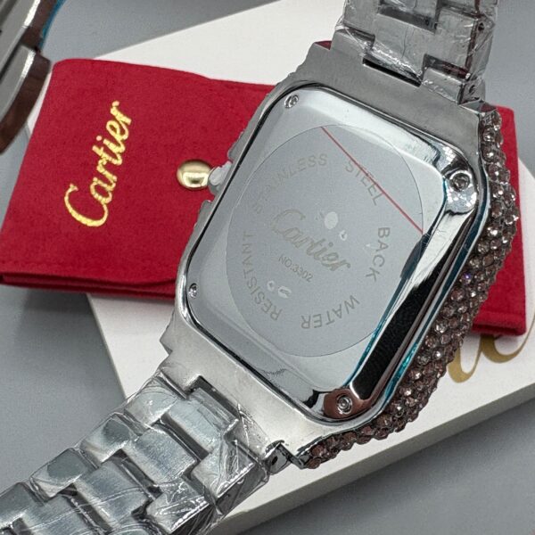 ساعت مردانه كارتيه سانتوز فول نگين Cartier Santos - Image 5