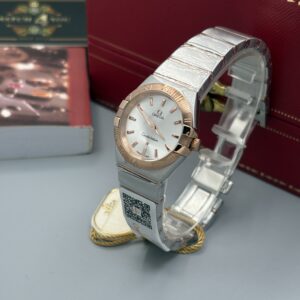 ساعت مچی زنانه امگا کانسلیشن بار کدار OMEGA