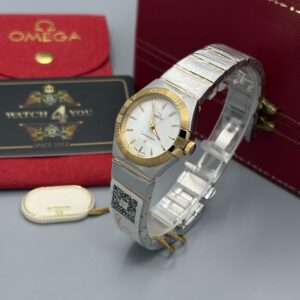 ساعت مچی زنانه امگا کانسلیشن بار کدار OMEGA