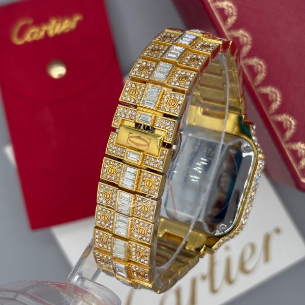 ساعت مردانه كارتيه سانتوز فول نگين Cartier Santos - Image 3