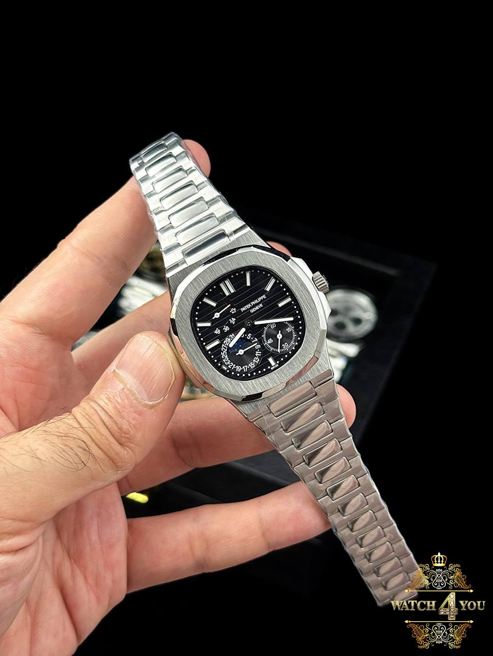 ساعت مردانه پتک فیلیپ اتوماتیک پاور گیج دار Patek Philippe