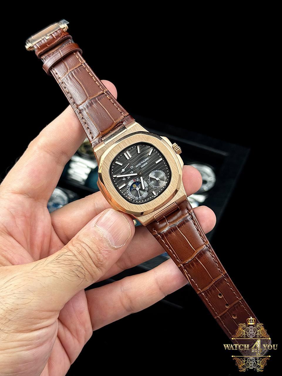 ساعت مردانه پتک فیلیپ اتوماتیک پاور گیج دار Patek Philippe - Image 4