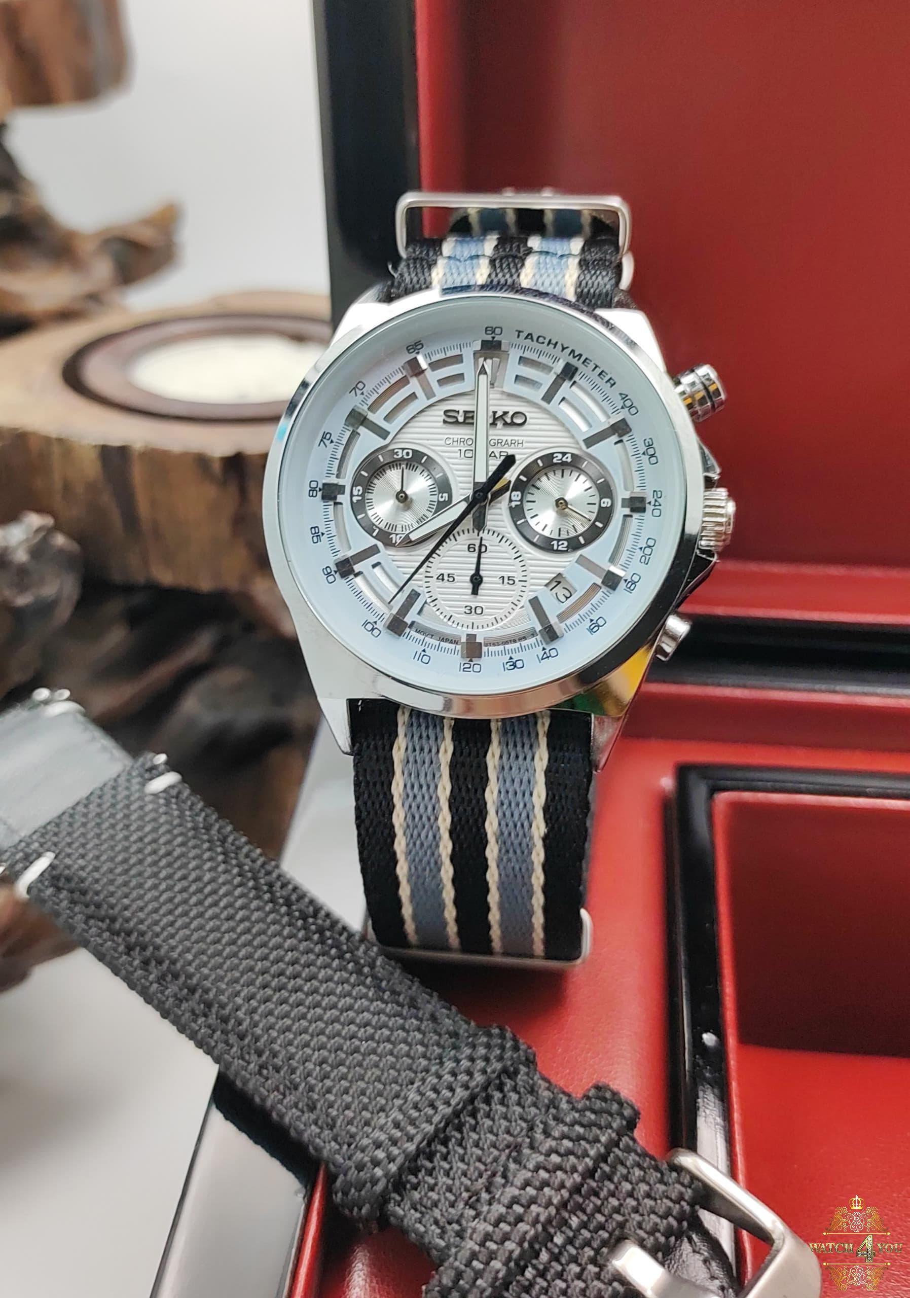 ساعت مچی سیکو برزنتی کرنوگراف SEIKO CHRONOGRARH - Image 6