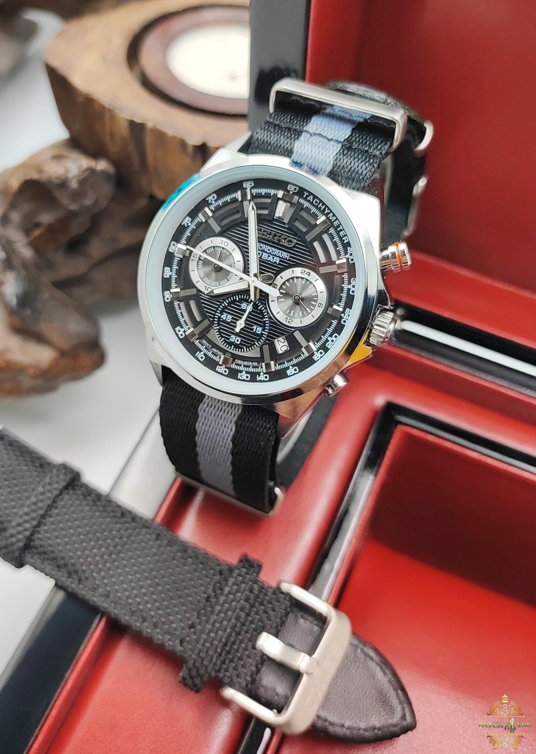 ساعت مچی سیکو برزنتی کرنوگراف SEIKO CHRONOGRARH - Image 8