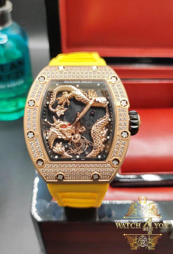 ساعت مردانه اتوماتيک ریچارد میل طرح اژدها Richard Mille - Image 2