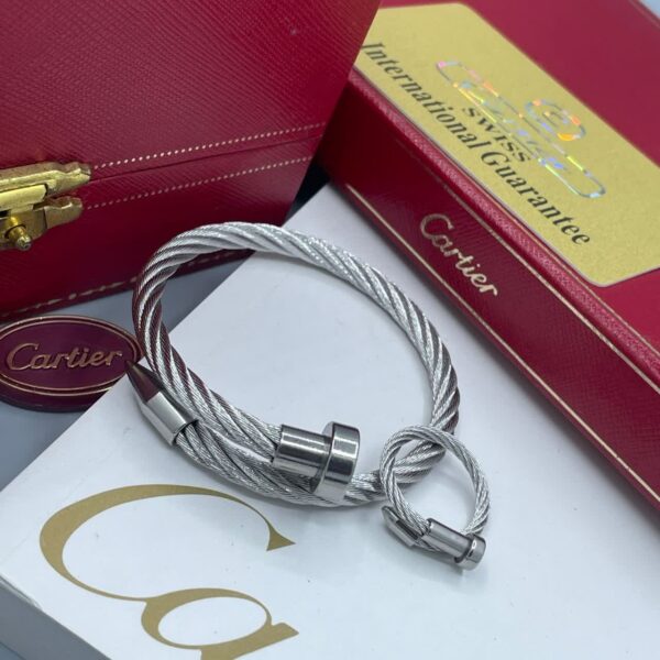 بنگل و انگشتر میخ کارتیه Cartier - Image 3