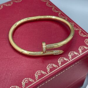 دستبند النگویی استیل طرح میخ کارتیه Cartier