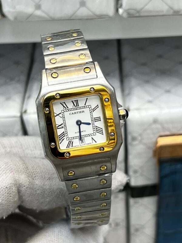 ساعت مچی ست کارتیه سانتوس Cartier Santos - Image 4