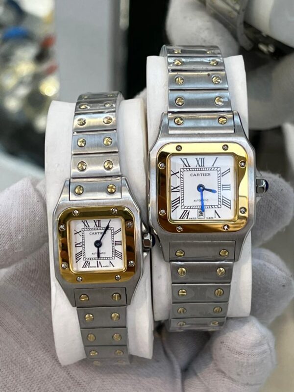 ساعت مچی ست کارتیه سانتوس Cartier Santos