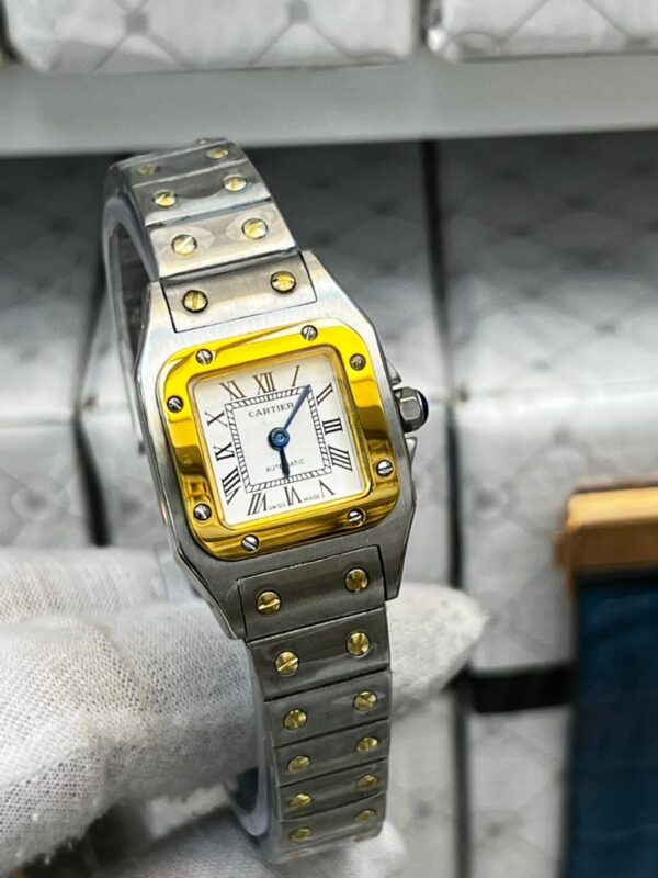 ساعت مچی ست کارتیه سانتوس Cartier Santos - Image 3