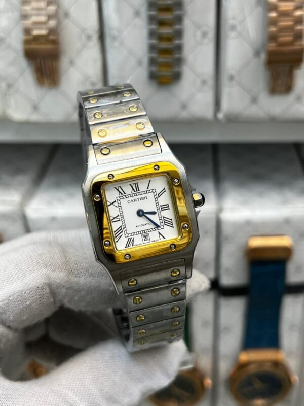 ساعت مچی ست کارتیه سانتوس Cartier Santos - Image 2
