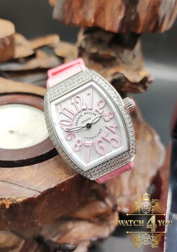 ساعت مچی زنانه نگین دار فرانک مولر Franck Muller
