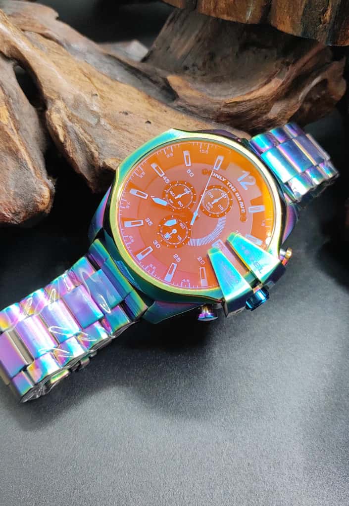 ساعت مردانه دیزل شاخدار کرنوگراف هفت رنگ DIESEL - Image 2