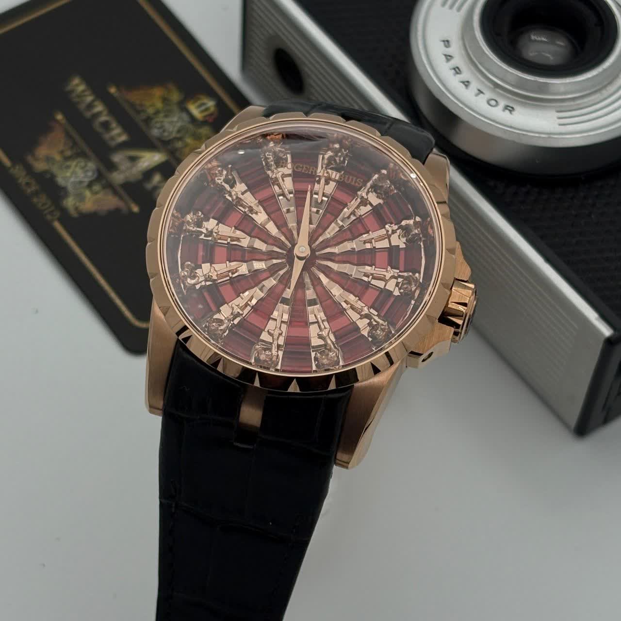 ساعت مردانه اتوماتیک موتور سوییس تمام نگین باگت راجر دابیوس - Image 2