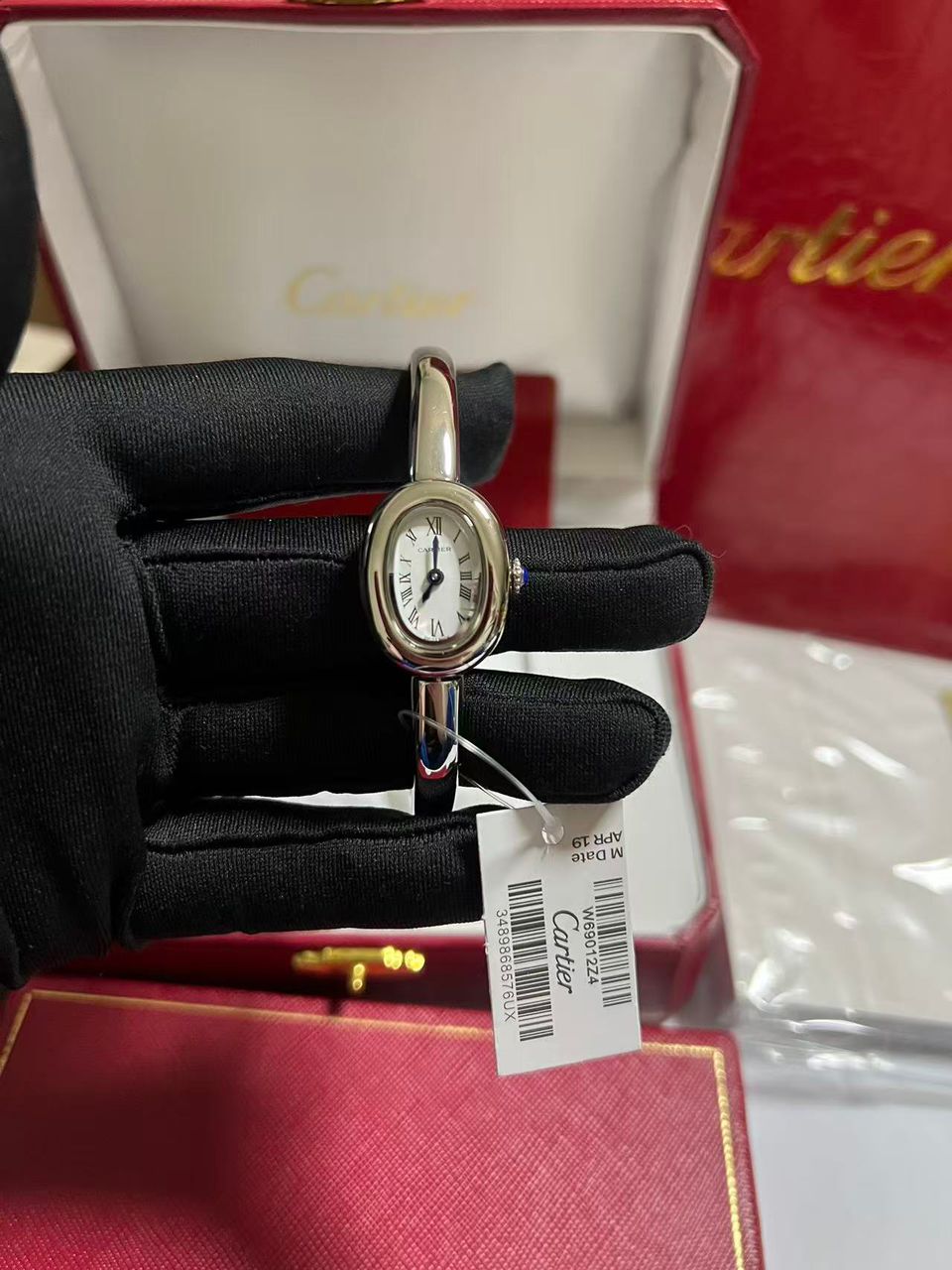 ساعت مچی زنانه کارتیه بایگنور سیلور Cartier Baignoire - Image 2