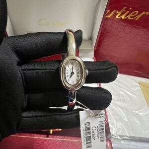 ساعت مچی زنانه کارتیه بایگنور سیلور Cartier Baignoire