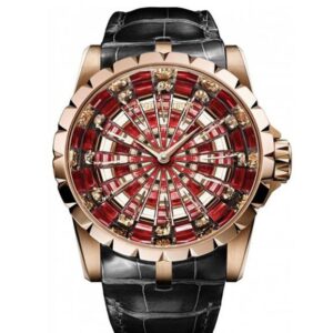 ساعت مردانه اتوماتیک موتور سوییس تمام نگین باگت راجر دابیوس