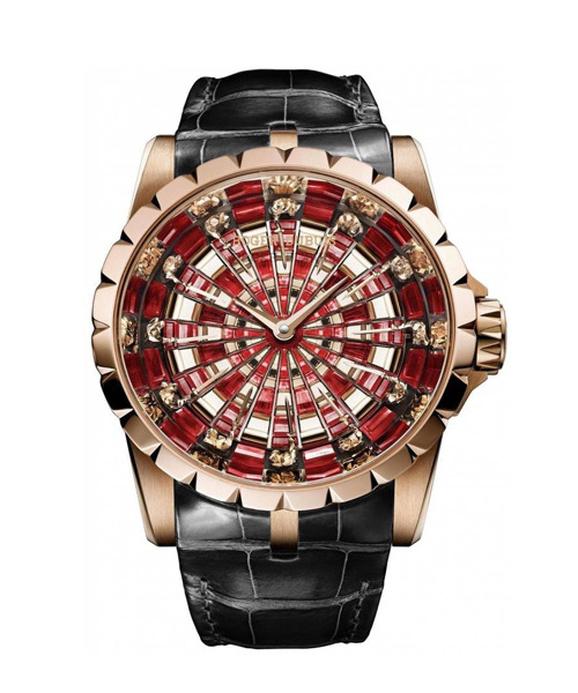 ساعت مردانه اتوماتیک موتور سوییس تمام نگین باگت راجر دابیوس