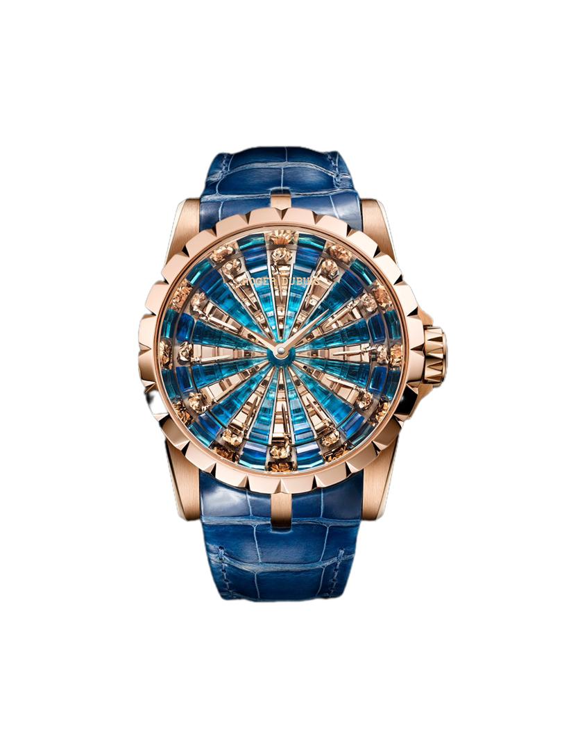 ساعت مردانه اتوماتیک موتور سوییس تمام نگین باگت راجر دابیوس