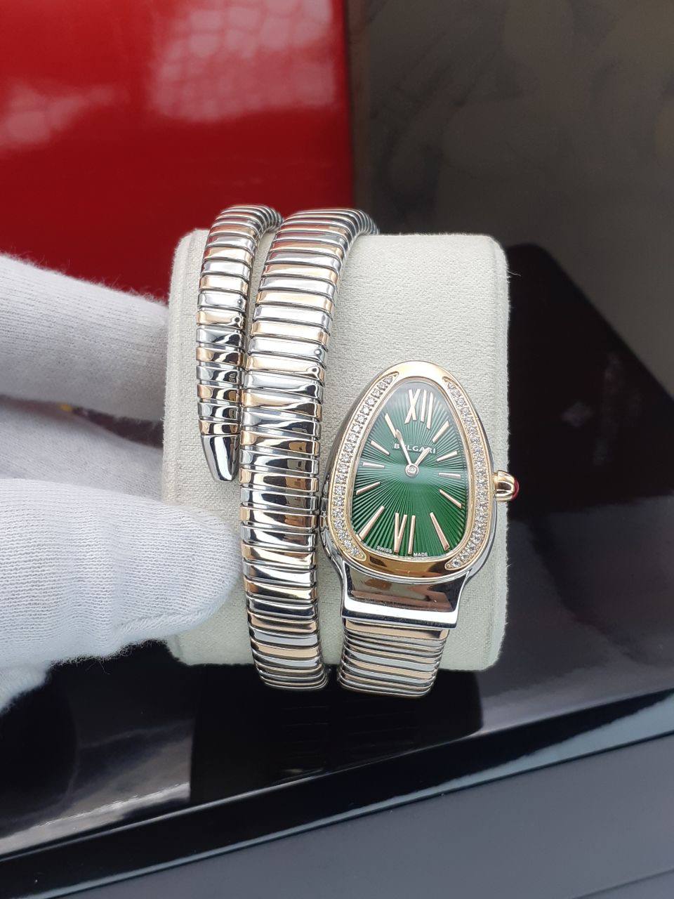 ساعت مچی زنانه طرح مار بولگاری Bvlgari - Image 6