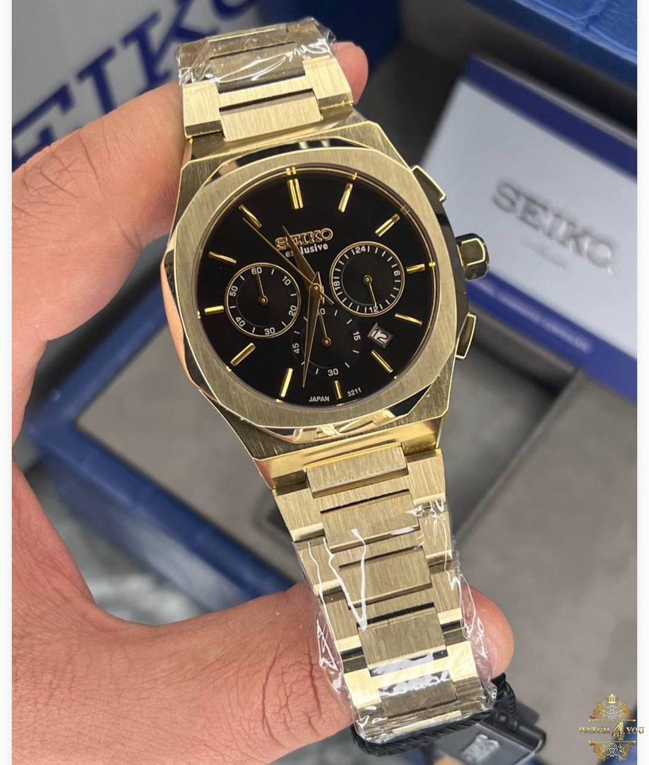 ساعت مچی مردانه سه موتوره سیکو seiko exclusive