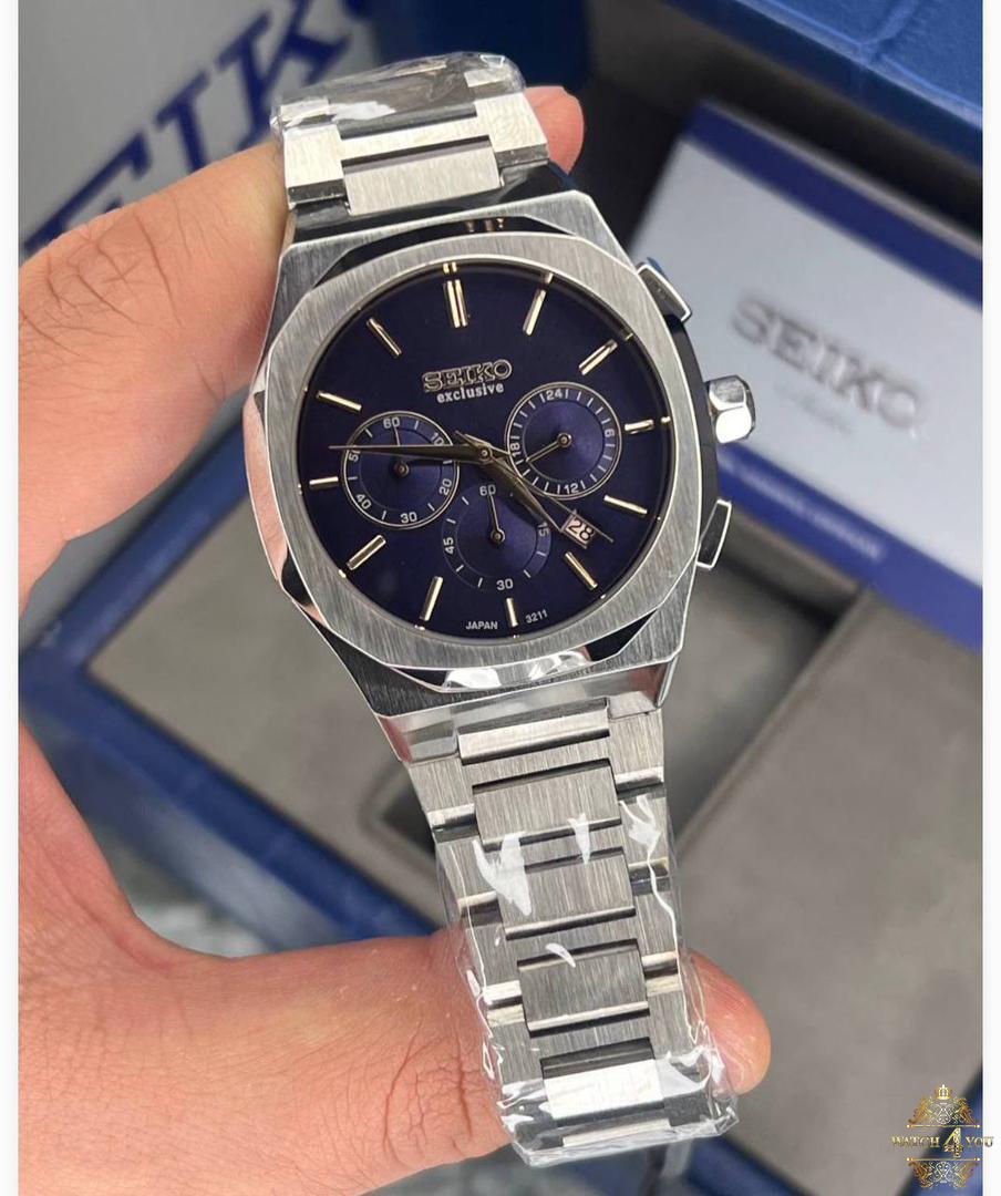 ساعت مچی مردانه سه موتوره سیکو seiko exclusive - Image 3