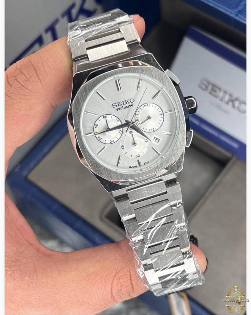 ساعت مچی مردانه سه موتوره سیکو seiko exclusive - Image 5